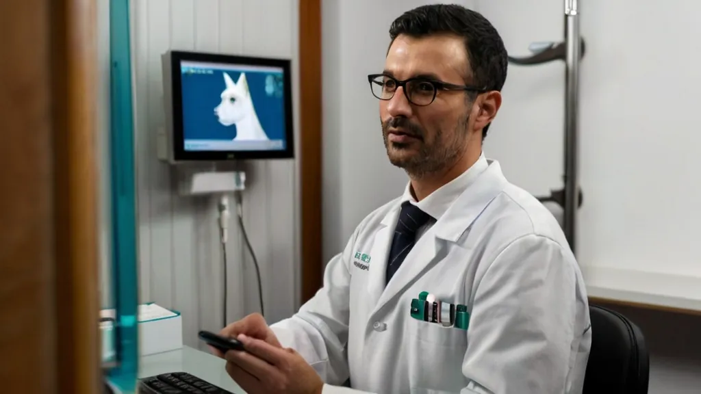 Atendimento veterinário com consulta ao prontuário digital